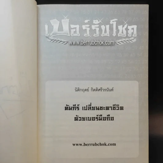 เบอร์รับโชค คัมภีร์เปลี่ยนชะตาชีวิต ด้วยเบอร์มือถือ - นิติกฤตย์ กิตติศรีวรนันท์ รูปที่ 9