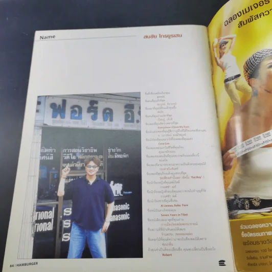 HAMBURGER ปีที่ 1 ฉบับที่ 9 ธ.ค.2545 เบิร์ด ธงไชย รูปที่ 12