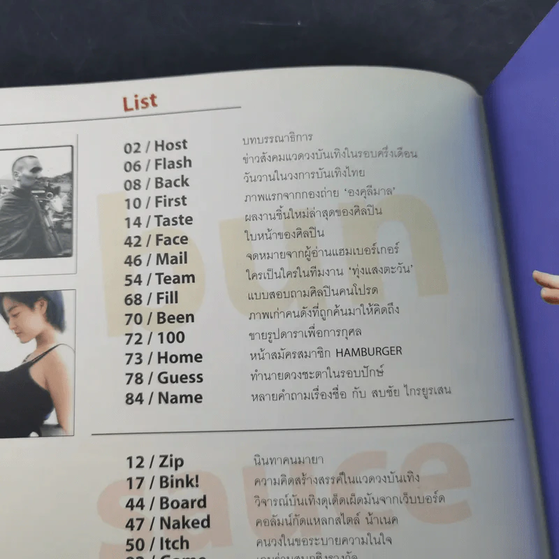HAMBURGER ปีที่ 1 ฉบับที่ 9 ธ.ค.2545 เบิร์ด ธงไชย รูปที่ 8