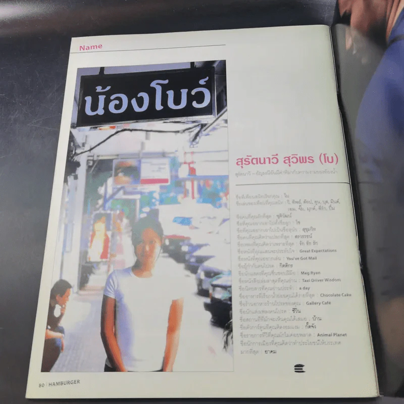 HAMBURGER ปีที่ 1 ฉบับที่ 2 ก.ย.2545 น้องพลับ รูปที่ 11