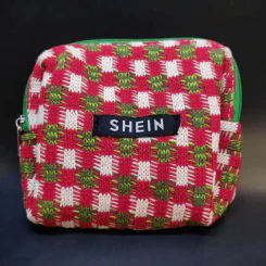 SHEIN กระเป๋าแต่งหน้าลายสก็อต รูปที่ 1
