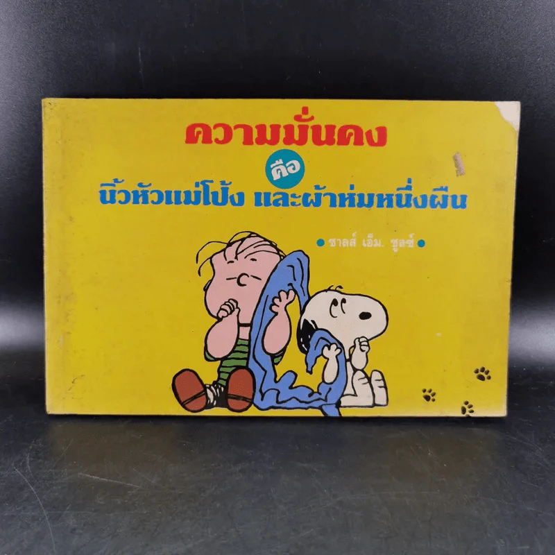 ความมั่นคงคือนิ้วหัวแม่โป้ง และผ้าห่มหนึ่งผืน - ชาลส์ เอ็ม. ชูลซ์ รูปที่ 1