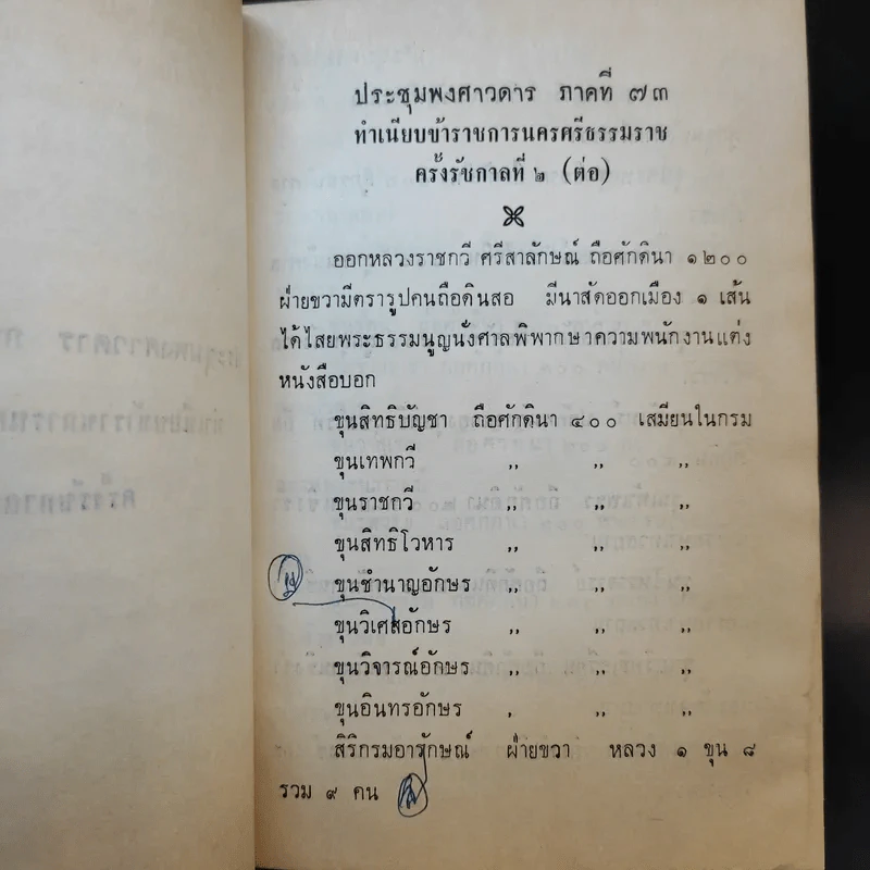 ประชุมพงศาวดาร เล่ม 46 ทำเนียบข้าราชการนครศรีธรรมราช ครั้งรัชกาลที่ 2 รูปที่ 11