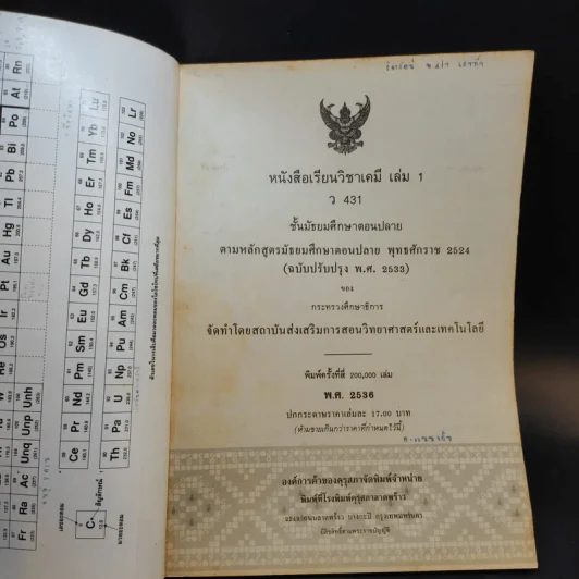 วิชาเคมี เล่ม 1 ว431 รูปที่ 7