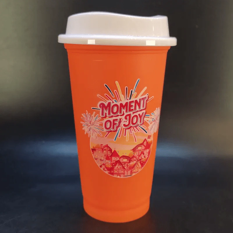 แก้วโอวัลติน Moment of Joy สีส้ม รูปที่ 1