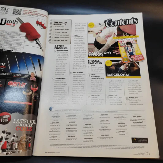 Tattoo Magazine Skip Deep ลายสัก Issue 232 รูปที่ 9