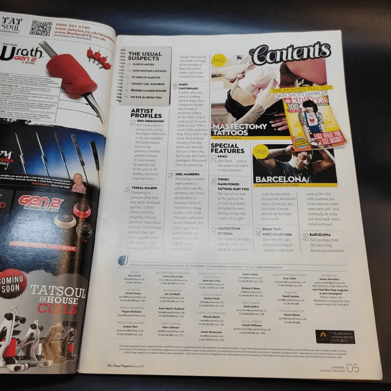 Tattoo Magazine Skip Deep ลายสัก Issue 232 รูปที่ 9