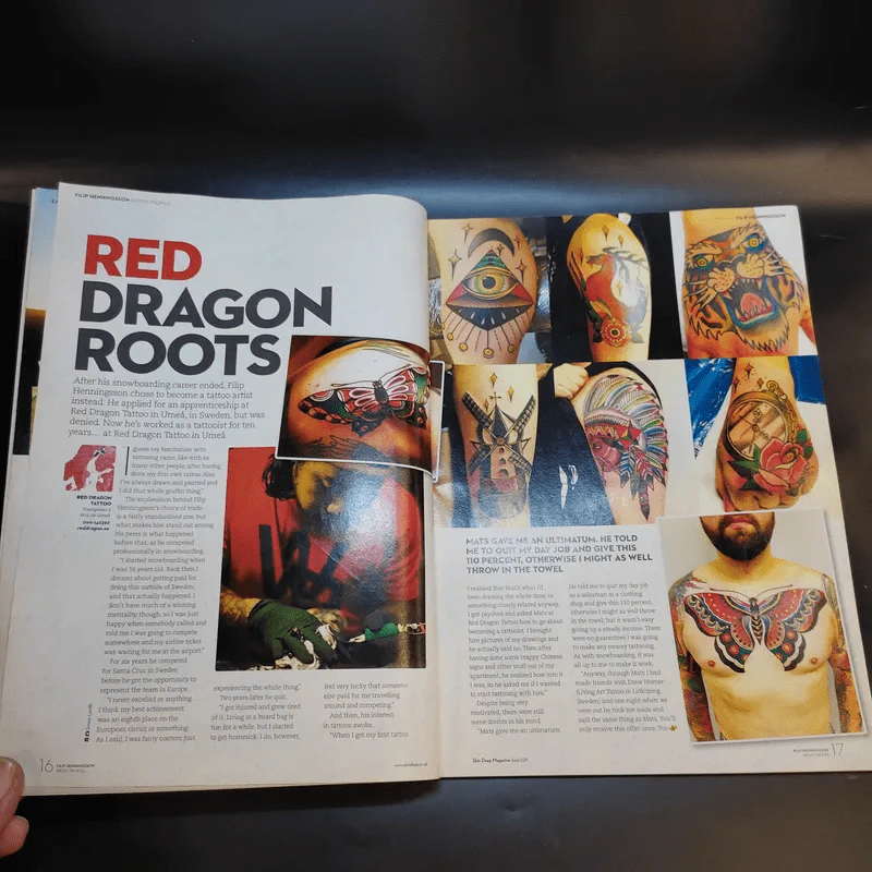 Tattoo Magazine Skip Deep ลายสัก รูปที่ 11