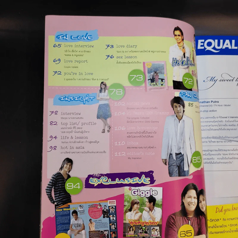 In Magazine No.81 July 10,2008 เมย์ & อั้ม พัชราภา รูปที่ 9