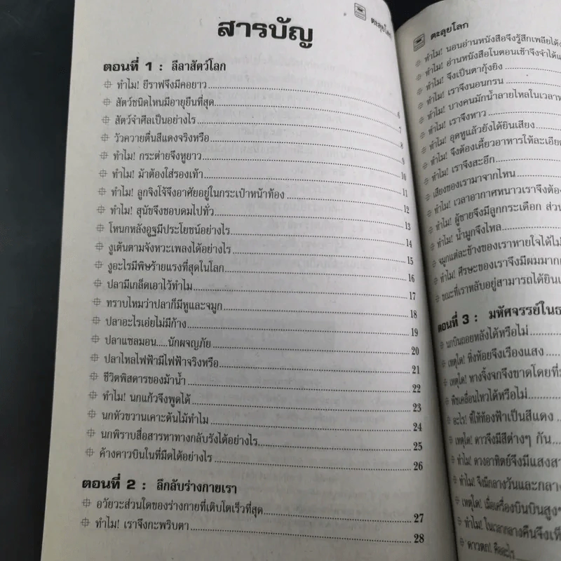 ตะลุยโลก หนังสือสำหรับน้องๆที่สงสัยความลี้ลับมหัศจรรย์ของโลก รูปที่ 8