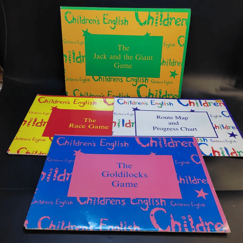 Children's English หนังสือภาษาอังกฤษสำหรับเด็ก มีเกมสนุกๆให้เล่น ขายรวม 4 เล่ม รูปที่ 1