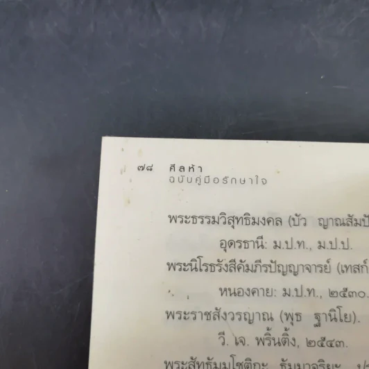 ศีลห้า ฉบับคู่มือรักษาใจ - ศีลปาโล รูปที่ 17