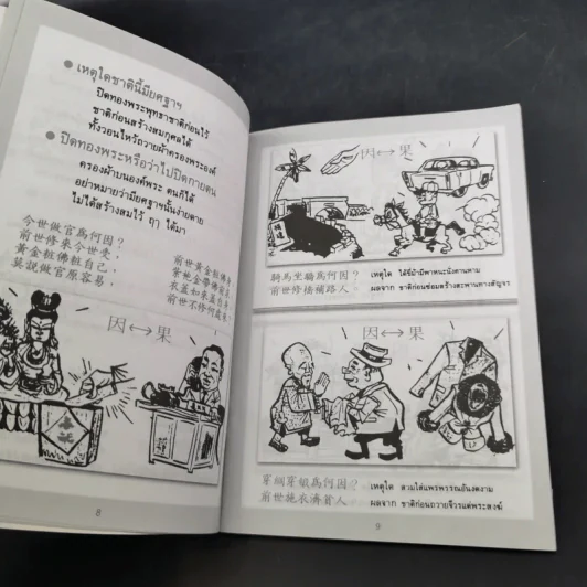 การ์ตูนคัมภีร์ธรรม เหตุต้น-ผลกรรม รูปที่ 8