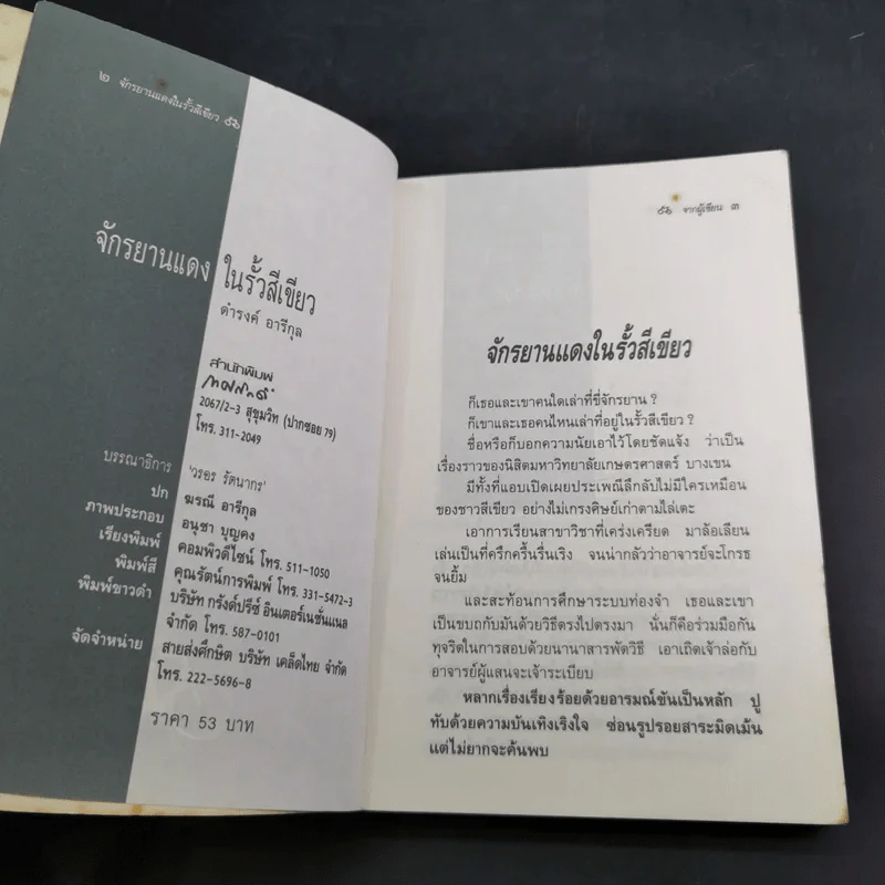 จักรยานแดงในรั้วสีเขียว - ดำรงค์ อารีกุล รูปที่ 7