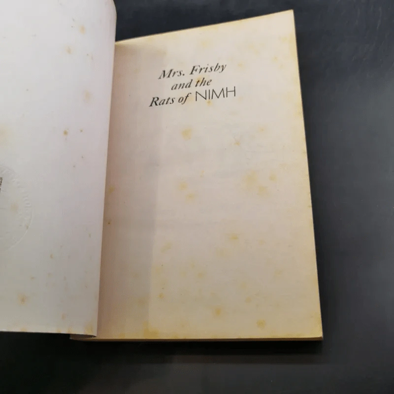 Mrs.Frisby and the Rats of NIMH - Robert C. O'Brien รูปที่ 7
