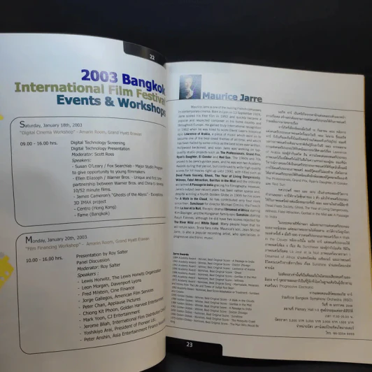 2003 Bangkok International Film Festival January 10-21 รูปที่ 10