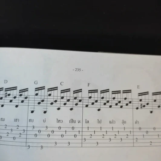 หัดอ่าน Tab & Note เล่นตามเพลงด้วยกีต้าร์โปร่ง รูปที่ 15