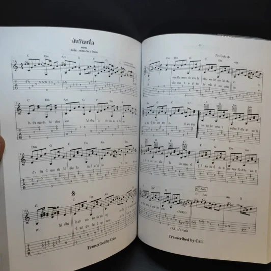 หัดอ่าน Tab & Note เล่นตามเพลงด้วยกีต้าร์โปร่ง รูปที่ 14