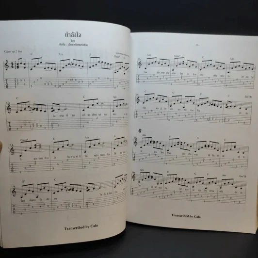 หัดอ่าน Tab & Note เล่นตามเพลงด้วยกีต้าร์โปร่ง รูปที่ 13