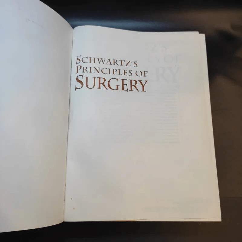 Schwartz's Principles of Surgery Special+Basic รูปที่ 7