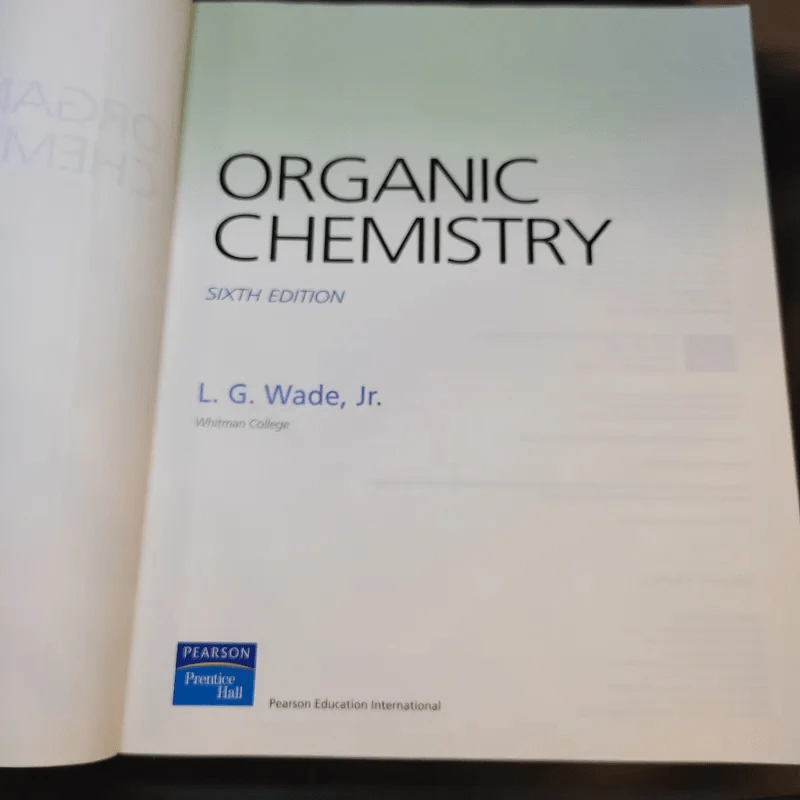 Organic Chemistry - L.G.Wade, Jr. รูปที่ 8