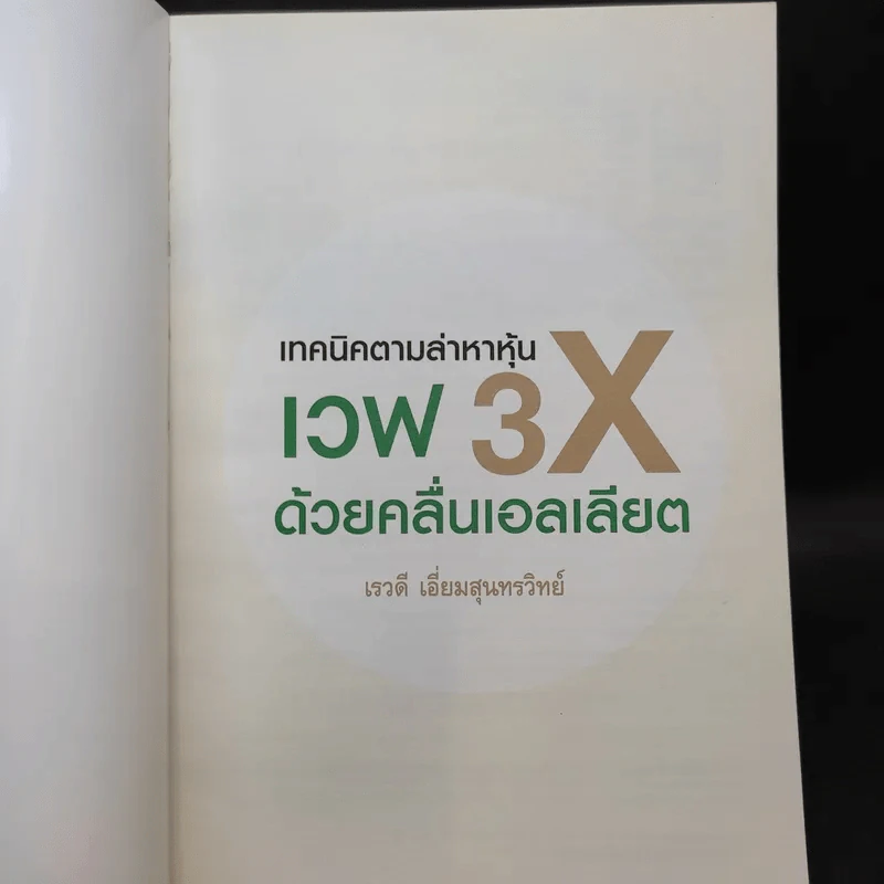 เทคนิคตามล่าหาหุ้น เวฟ 3X ด้วยคลื่นแอลเลียต - เรวดี เอี่ยมสุนทรวิทย์ รูปที่ 7