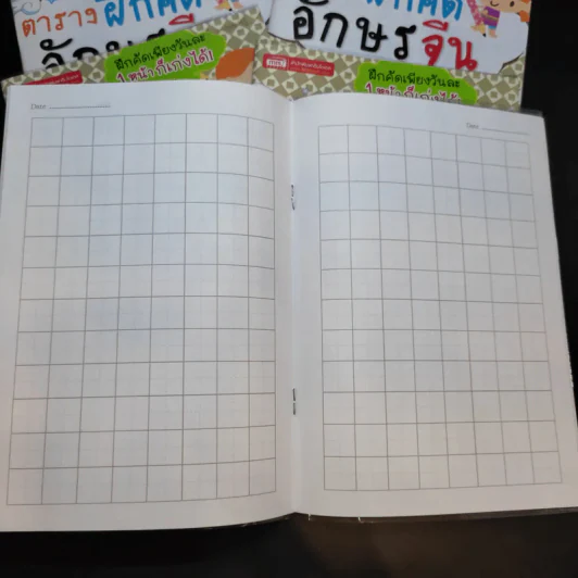 ตารางฝึกคัดอักษรจีน 5 เล่ม รูปที่ 7