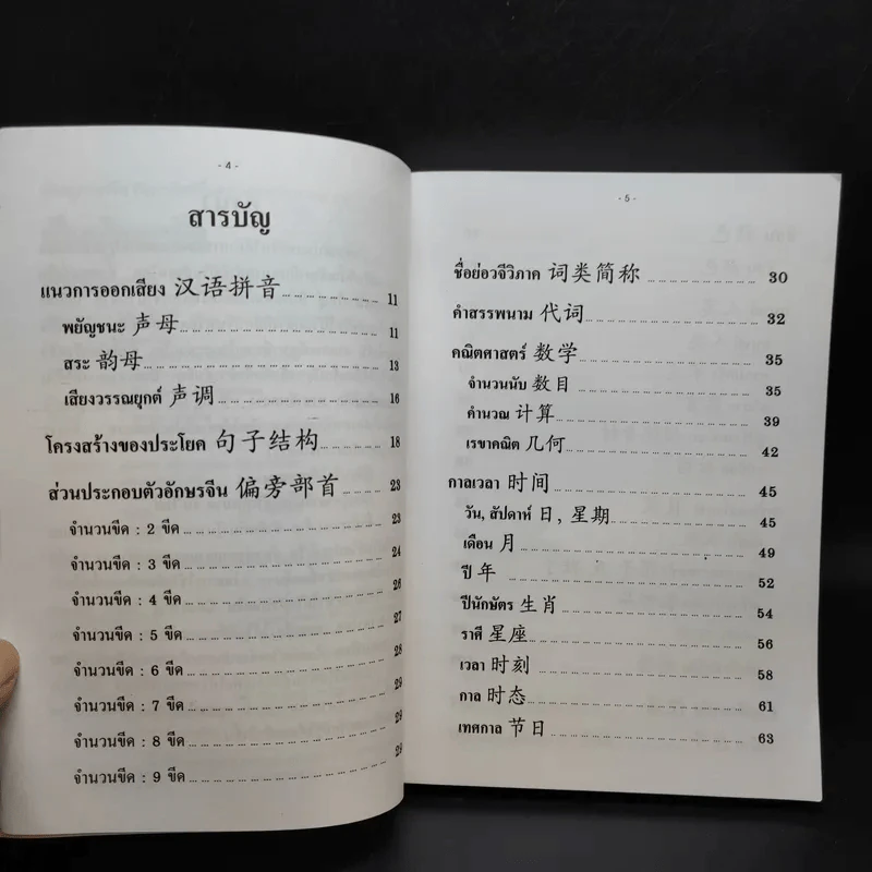 เรียนรู้ภาษาจีน ศัพท์หมวด จีน-ไทย รูปที่ 8