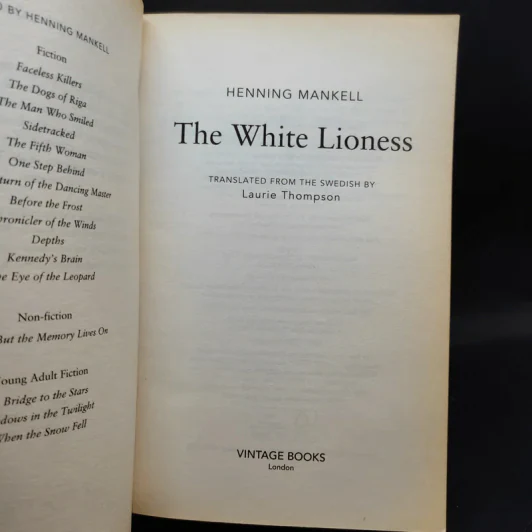 The White Lioness - Henning Mankell รูปที่ 7