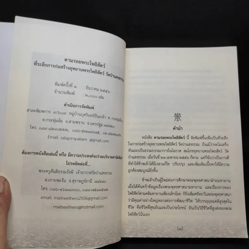 ตามรอยพระโพธิสัตว์ ที่ระลึกการก่อสร้างอุทยานพระโพธิสัตว์ วัดป่าแสงธรรม รูปที่ 7