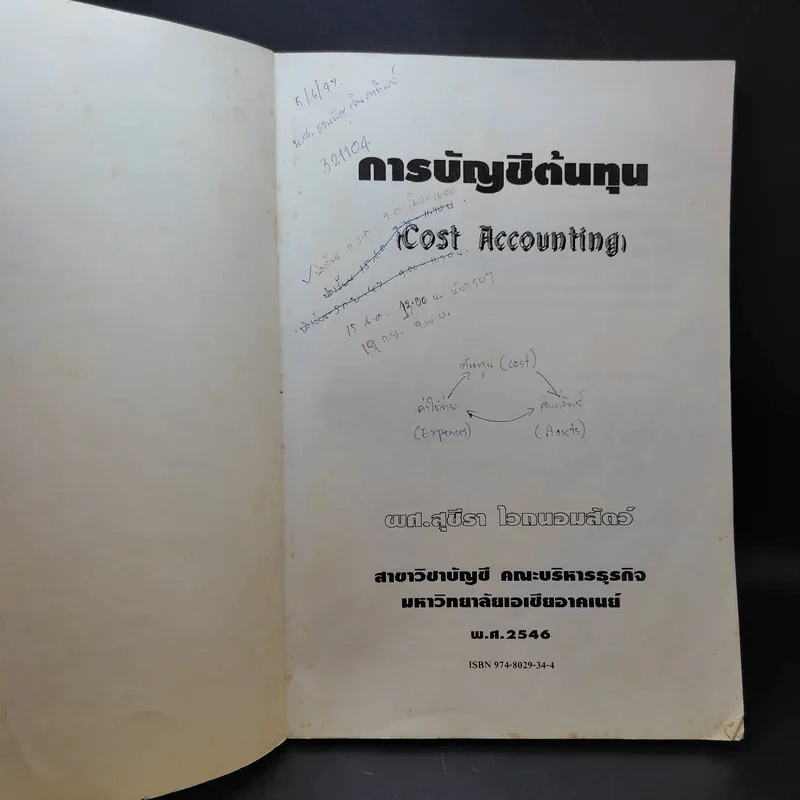 การบัญชีต้นทุน (Cost Accounting) - ผศ.สุชีรา ไวถนอมสัตว์ รูปที่ 7