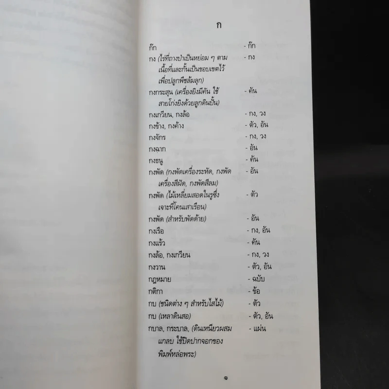 ลักษณนาม ฉบับราชบัณฑิตยสถาน รูปที่ 11