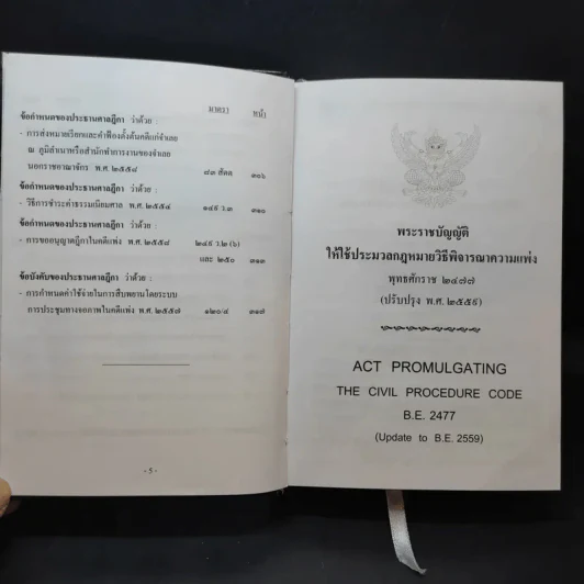 The Civil Procedure Code ประมวลกฎหมายวิธีพิจารณาความแพ่ง รูปที่ 15