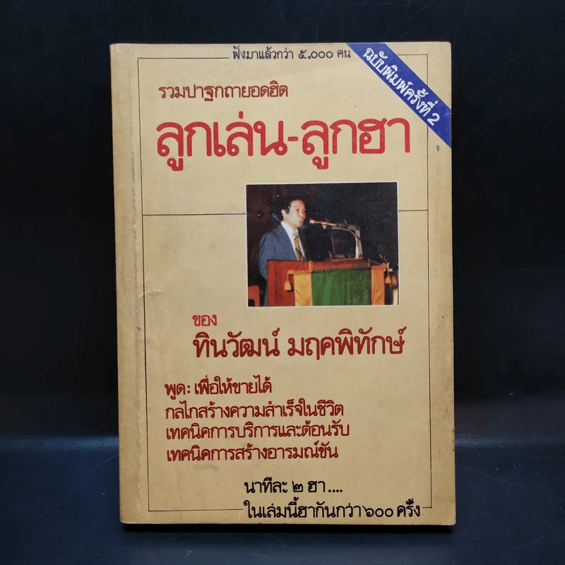 ลูกเล่นลูกฮา รวมปาฐกถายอดฮิต - ทินวัฒน์ มฤคพิทักษ์ รูปที่ 1