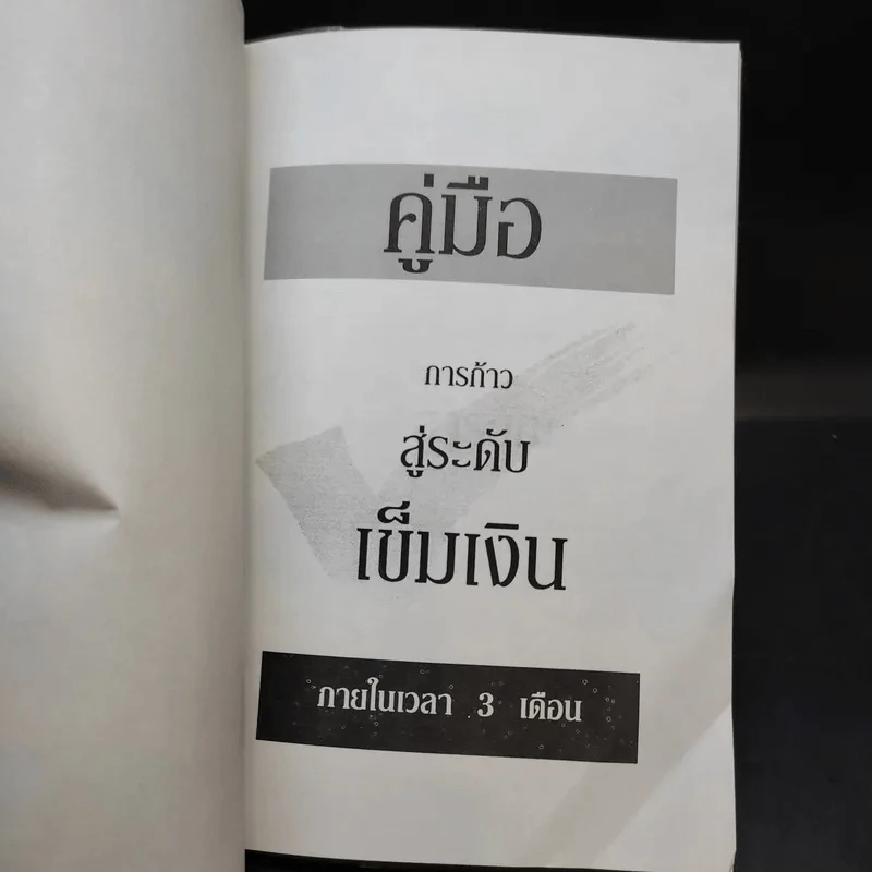 คู่มือการก้าวสู่ระดับเข็มเงิน ภายในเวลา 3 เดือน ปฐมบทแห่งการคิดใหญ่ (Think Big) รูปที่ 8