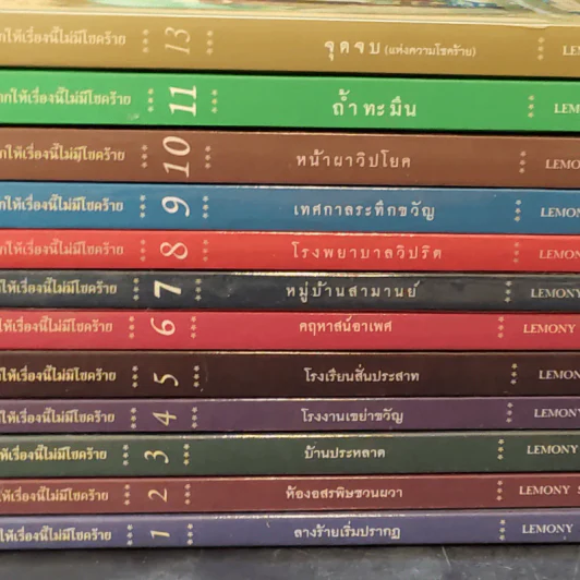 ชุด อยากให้เรื่องนี้ไม่มีโชคร้าย 13 เล่มจบ รูปที่ 2