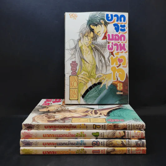 การ์ตูนวาย ยากจะบอกผ่านหัวใจ เล่ม 1,2,4,7,8 รูปที่ 1