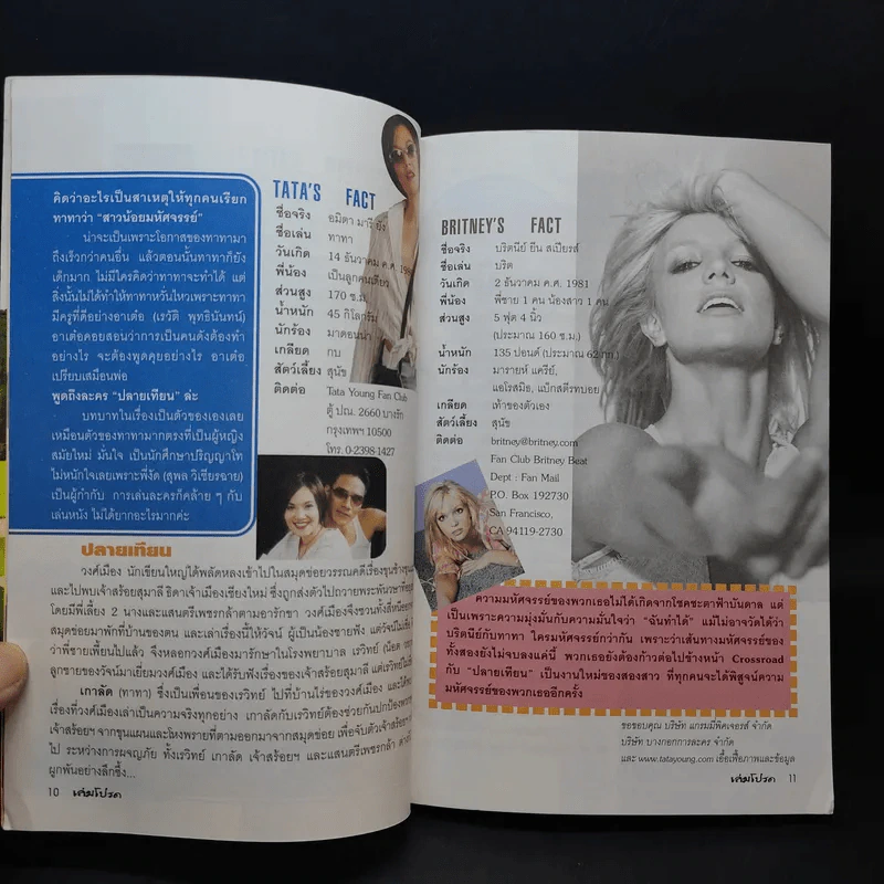 เล่มโปรด ปีที่ 1 ฉบับที่ 11 พ.ค.2545 บริทนี่ย์ สเปียร์ รูปที่ 11