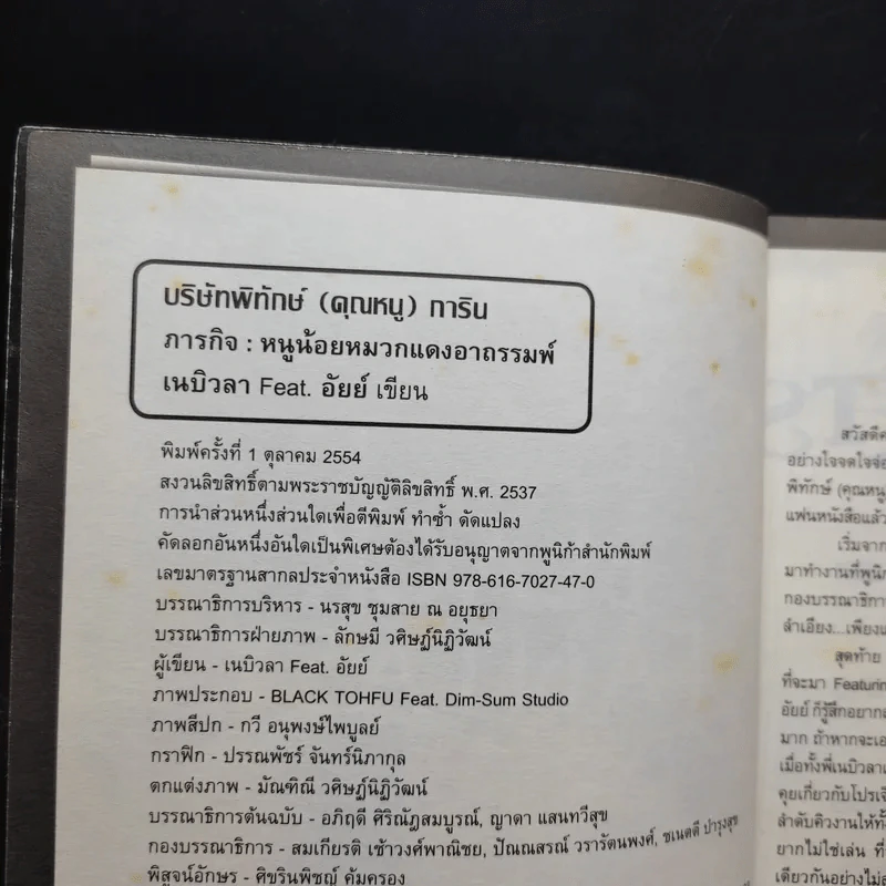 บริษัทพิทักษ์คุณหนู การิน ขายเหมา 4 เล่ม รูปที่ 12