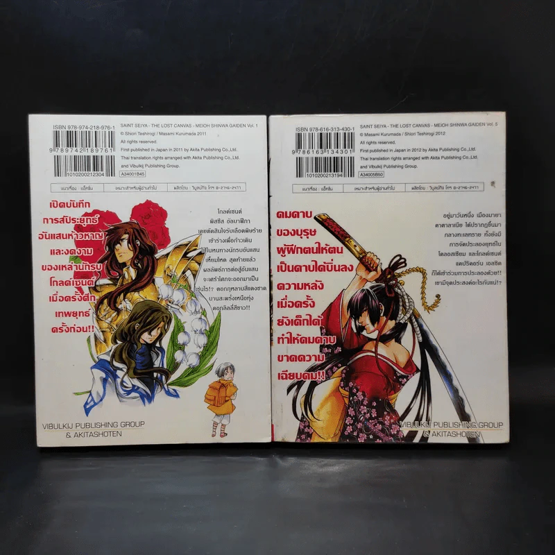 เซนต์เซย์ย่า The Lost Canvas จ้าวนรกฮาเดส ตำนานโกลด์เซนต์ เล่ม 1,5 รูปที่ 2