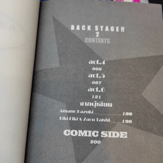 นิยายวาย Back Stage เล่ม 1-2 รูปที่ 10