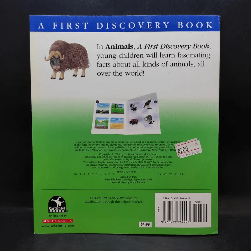 The First Discovery Book Animals รูปที่ 2
