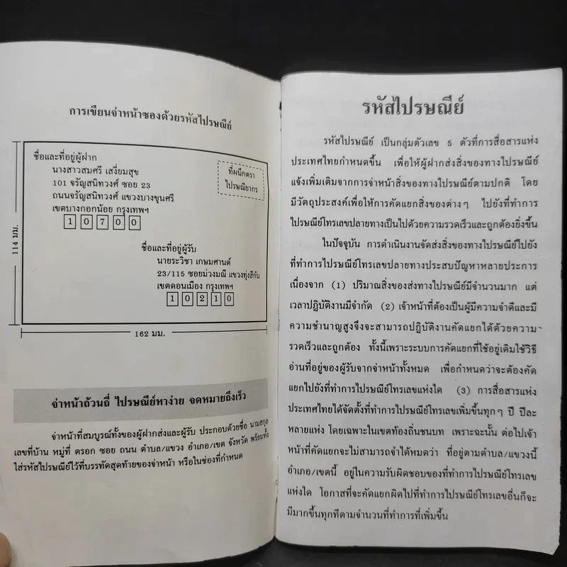 รหัสไปรษณีย์จำแนกตามท้องที่ รูปที่ 7