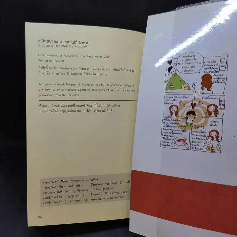 หนังสือภาพ เคล็ดลับและมารยาทในโต๊ะอาหาร รูปที่ 16