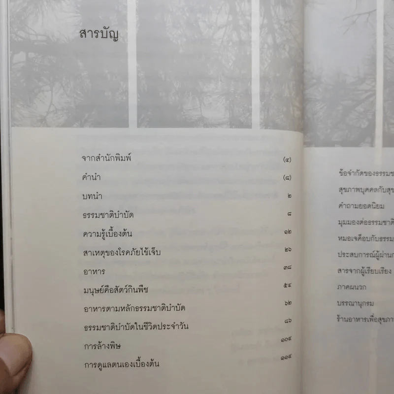 ธรรมชาติบำบัด ศิลปะการเยียวยาร่างกายและจิตใจเพื่อสมดุลของชีวิต รูปที่ 11
