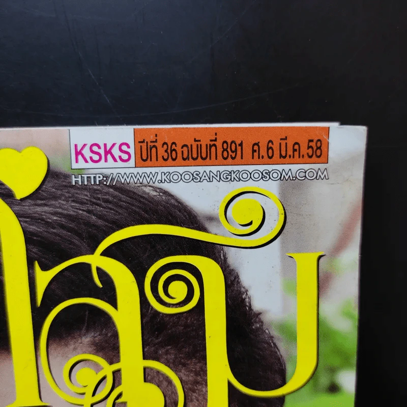 คู่สร้างคู่สม ปีที่ 36 ฉบับที่ 891 มี.ค.2558 เชียร์ รูปที่ 2
