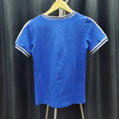 เสื้อยืดแขนสั้น หมายเลข 7 สีน้ำเงิน อก 32 นิ้ว, ยาว 21 นิ้ว รูปที่ 2