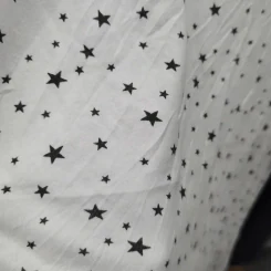 เสื้อยืดแขนกุด สีขาว ลายดาวสีดำ คอผูกโบว์ อก 34 นิ้ว, ยาว 24 นิ้ว รูปที่ 5