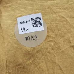 เสื้อยืดแขนสั้น คอวี สีส้ม อก 40 นิ้ว, ยาว 23 นิ้ว รูปที่ 4