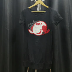 เสื้อยืดแขนสั้น สีดำ อก 36 นิ้ว, ยาว 27 นิ้ว รูปที่ 1